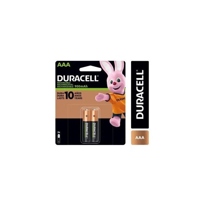 PILA RECARGABLE AAA DURACELL 2 u