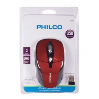 MOUSE OPTICO INAL. PHILCO ROJO