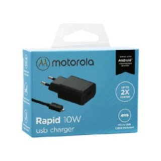 CARGADOR MOTOROLA MICRO USB 10W CON CABLE