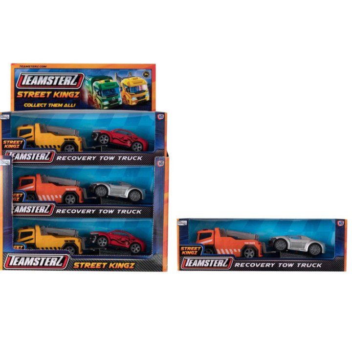TEAMSTERZ Die-cast playset Recovery tow truck