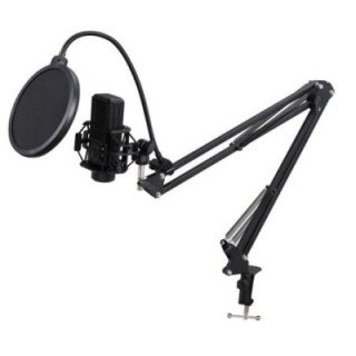 SET MICRÓFONO CON BRAZO PHILCO 26PLCKIT70 NEGRO