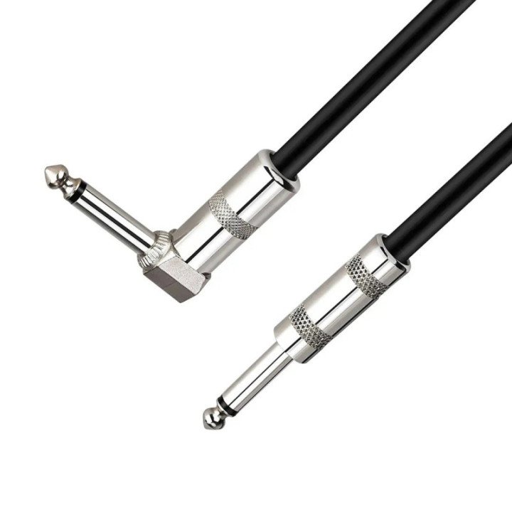Cable de audio Jack macho macho en L de 3 m