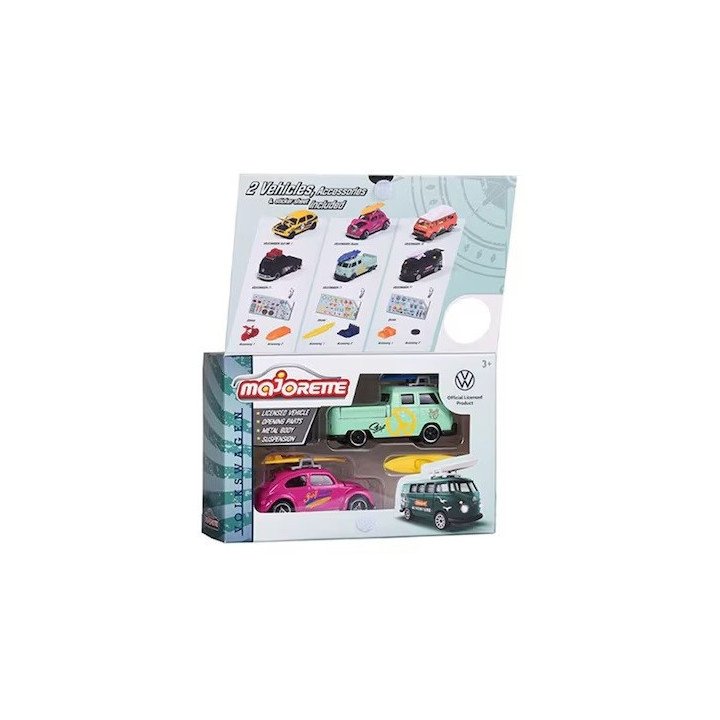 Pack De 2 Coches Volkswagen The Originals Majorette
