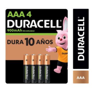 Pilas Recargables Duracell AAA de 900 mAh