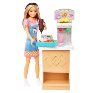 Muñeca Barbie Ski Barra Botanas