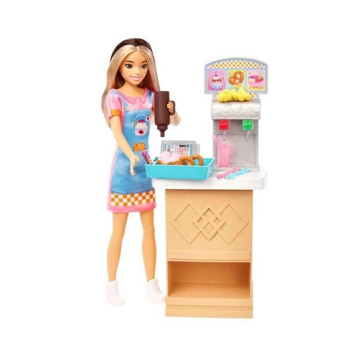 Muñeca Barbie Ski Barra Botanas