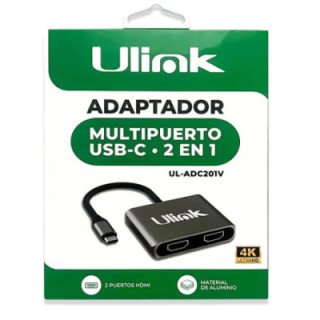 ADAPTADOR TIPO C A 2 HDMI