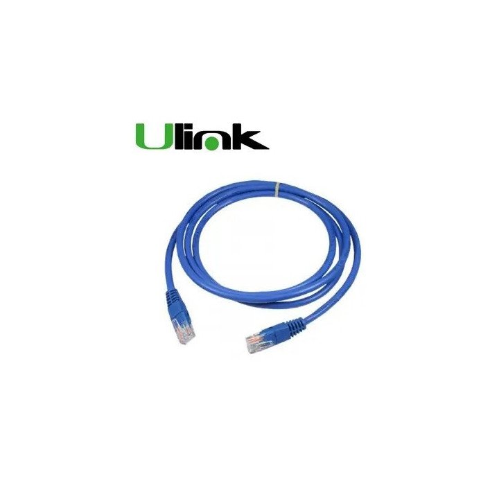 Patch Cord Cat6 1 mt Ulink Azul