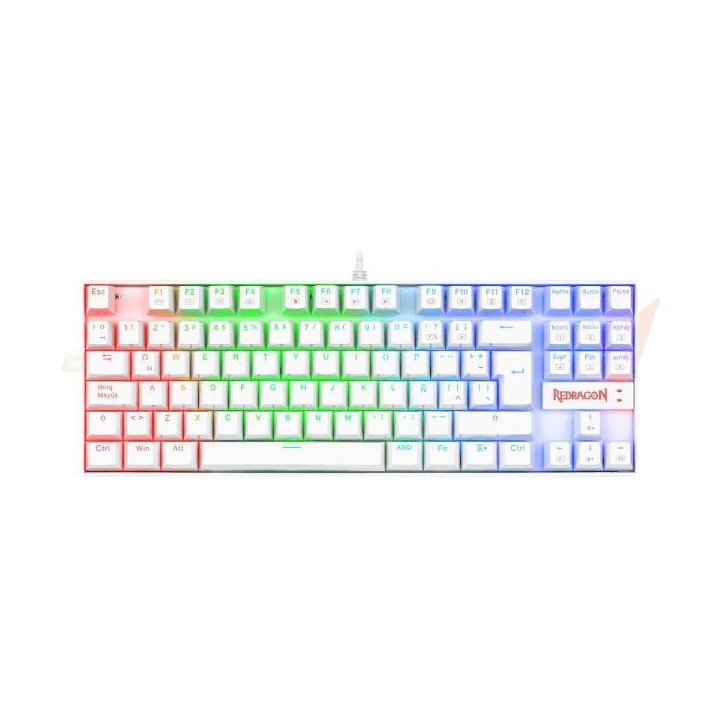 Teclado Redragon Kumara White Switch Blue