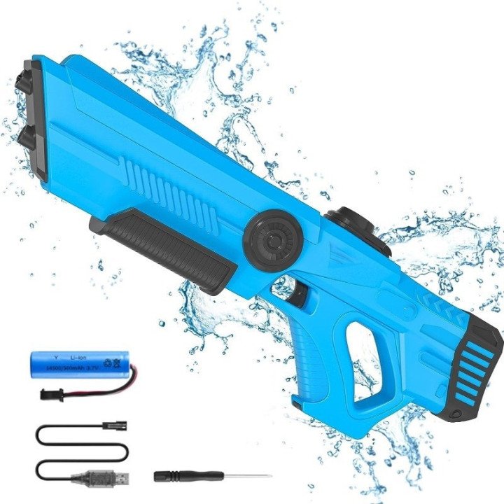 electric water gun blue