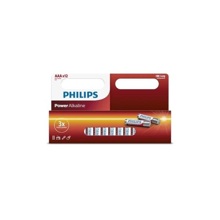 PHILIPS AAA BATTERIES 12 PACK