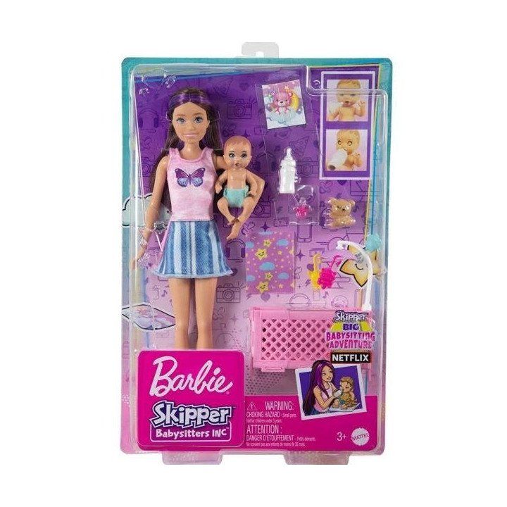 Barbie Skipper Babysitters, Inc. Muñecas y juego