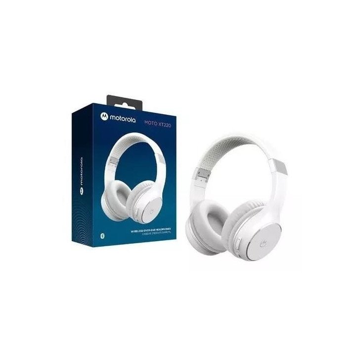 AURICULARES+MICROFONO MOTOROLA XT220 VINCHA BLANCO