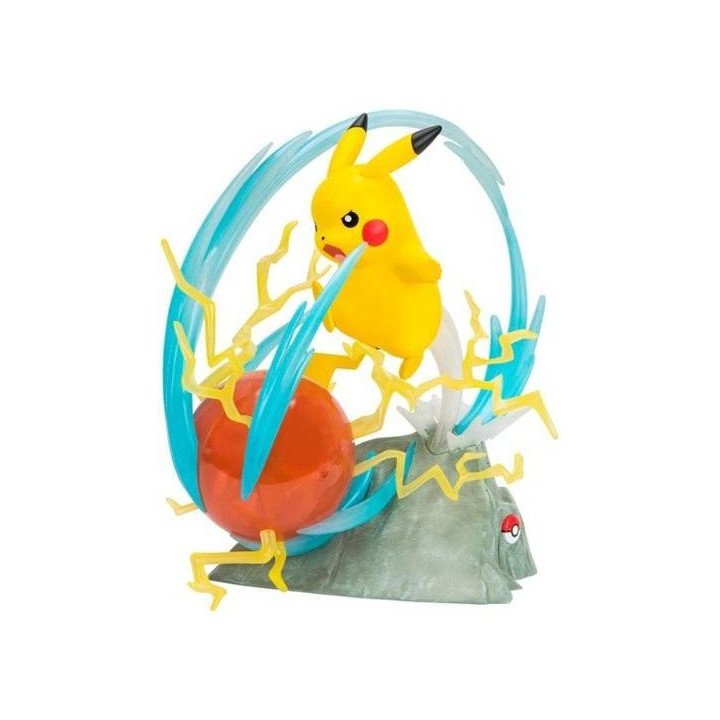 Estatuilla Pikachu Deluxe Light FX, 33 cm, Escala 1/10, con Efectos de Iluminación