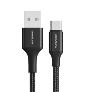 Cable de carga USB-A a USB-C Trenzado 3.0A 1M / Mod. BL-CHCBMC8