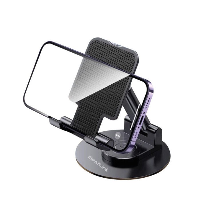 Soporte Universal Giratorio con Rotación y Altura para Smartphone Mod. BL-HDR10