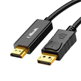 Cable de video DisplayPort Macho a HDMI 4K 1,8m Mod. UL-DPHD18