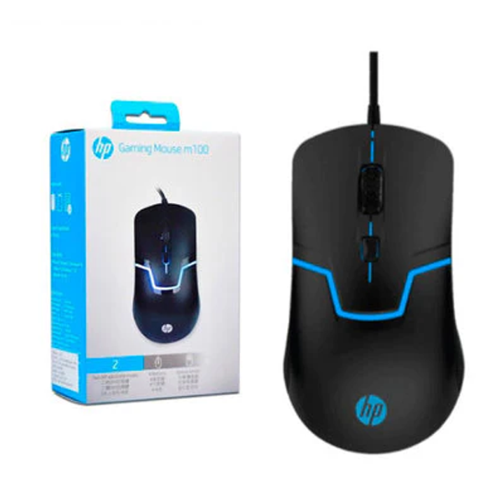 MOUSE ALAMBRICO NEGRO HP M100S
