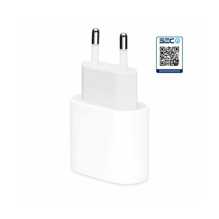 Cargador Apple 20 Watts USB C carga rápida