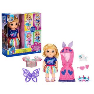 Buy Baby Alive 12-Inch Magical Styles Blonde Hair Baby Doll with 9 Dress-up Doll Accessories