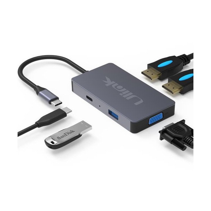 HUB USB C DE 4 PUERTOS USB 3.0 ULINK