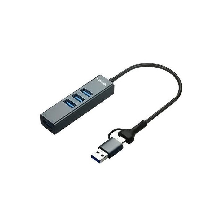 HUB 4 puertos USB C/A / mod. UL-HUBCA4