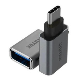 ADAPTADOR UNITEK USB-C (M) A USB-A (F) (GRIS ESPACIAL)