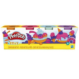 MASAS PLAY-DOH SET DE 4 UNIDADES HELADO