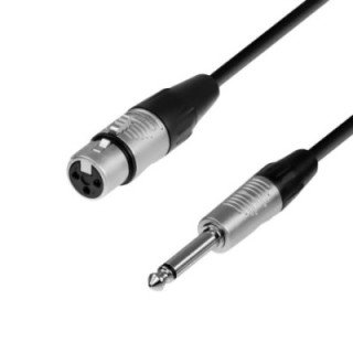 Cable de audio XLR hembra a Jack mono de 6 m