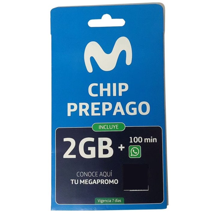 CHIP MOVISTAR PREPAGO