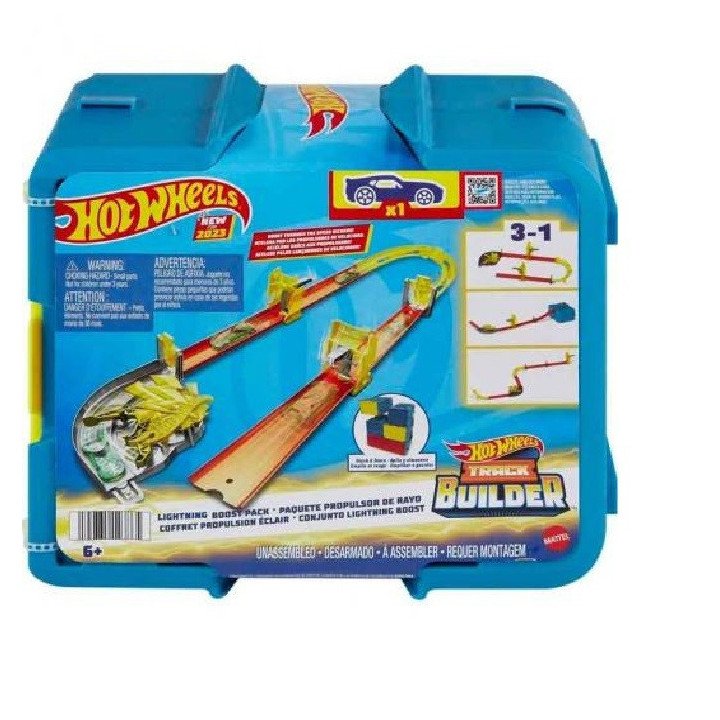 Hot Wheels Track Builder Pack Velocidad del Rayo