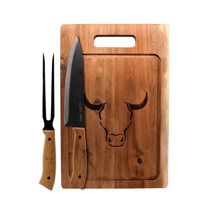 SET TABLA   CUCHILLO   TENEDOR PRM WAYU