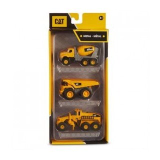 BLISTER 3 VEHICULOS DE METAL CATERPILLAR