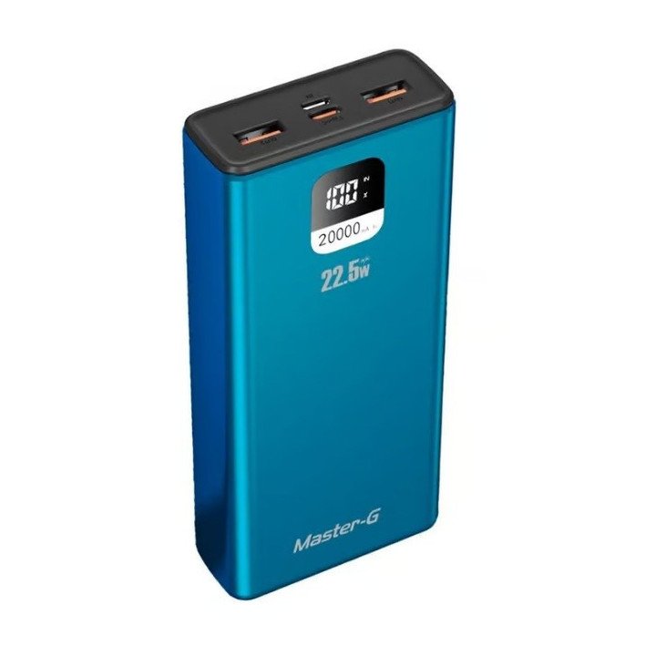 Batería Externa Power Bank 20000 Mah 22.5w Pd Master-g