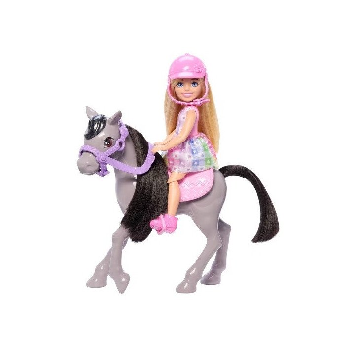 Muñeca Chelsea y su Poni Barbie