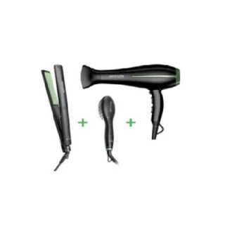 Set x 3 GAMA Avocado plancha + secadora + minicepillo