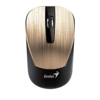Mouse Optico Inalambrico Genius Nx-7015 Color Negro/dorado