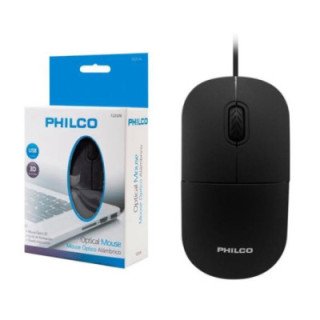 MOUSE ALAMBRICO OPTICO PHILCO negro