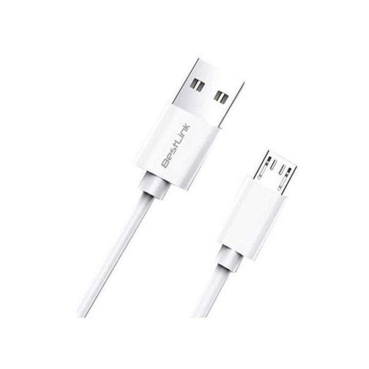 CABLE MICRO USB 2.0 1m 2.4A CARGA RAPIDA