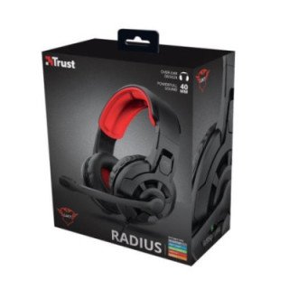 Trust GXT 411 Radius Headset Wired Head-band Gaming Black, Red