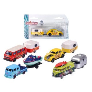 Majorette Volkswagen Vehicle With Trailer Assorted