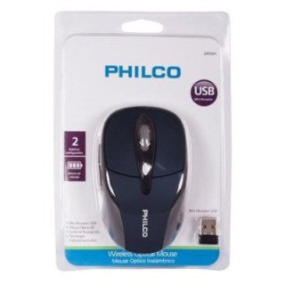 MOUSE OPTICO INALAMBRICO PHILCO Azul 245WA