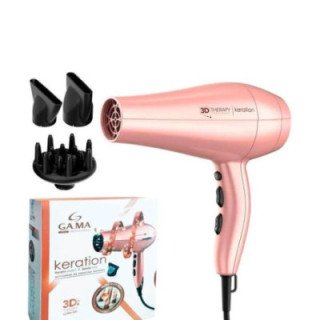 Secador pelo profesional Keratina iónico 3D 2300W rosado