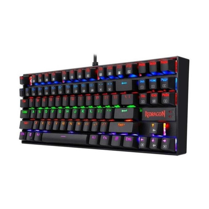 TECLADO GAMER MECANICO USB RGB NEGRO KUMARA REDRAGON