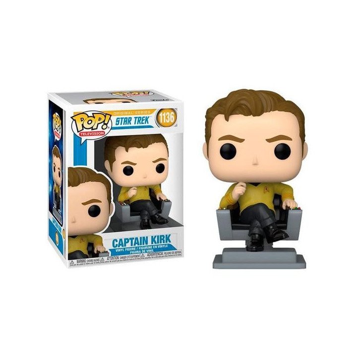 FUNKO POP STAR TREK - CAP KIRK IN CHAIR