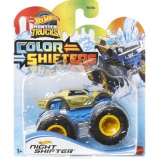 Hot Wheels Monster Trucks Cambiadores De Color Cambiador Nocturno