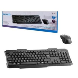 Kit Teclado + Mouse Multimedia Inalámbrico PHILCO