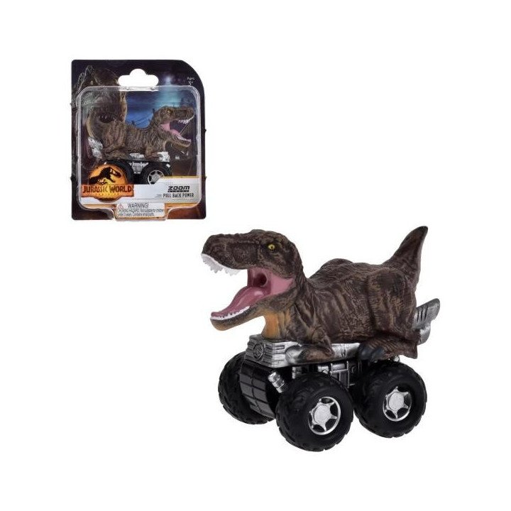 DINOSAURIO VEHICULO PULLBACK JURASSIC WORLD DOMINION – T-REX