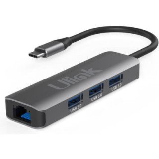 HUB ADAPTADOR MULTIPUERTO USB-C 4 EN 1 MOD UL-ADC403G