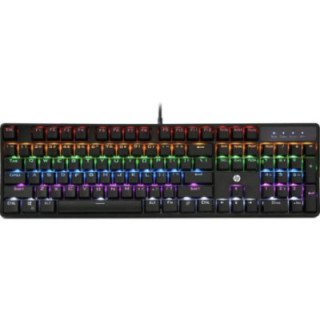 Teclado Gamer Mecánico Hp Gk100 Rgb Switch Blue Español
